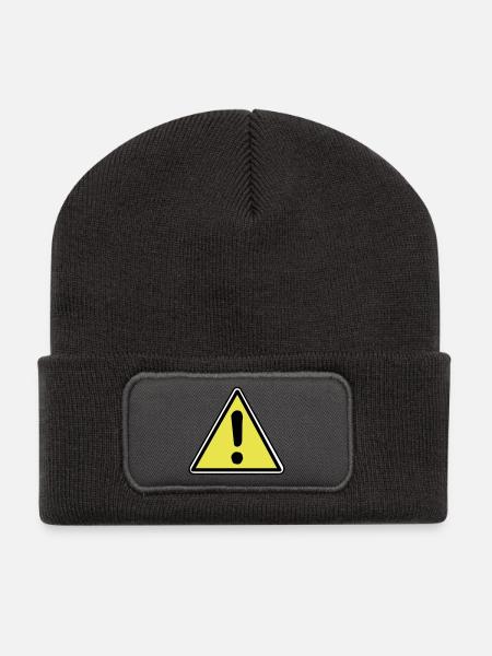Attention - Recycled Patch Beanie - dark grey