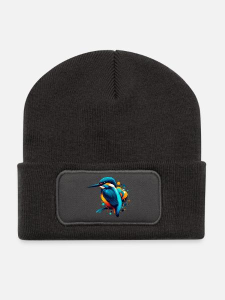 Martin Pescatore - Recycled Patch Beanie - mørkegrå