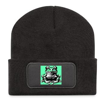 frog - Recycled Patch Beanie - dark grey - Front