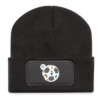 Football Connects Worlds - The of Orbis - Recycled Patch Beanie - dark grey - Front