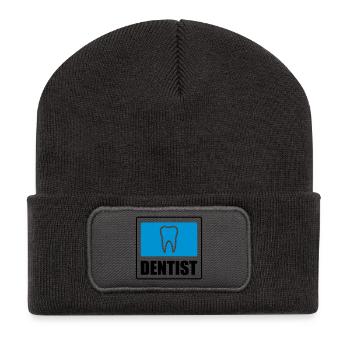 Dentist - Recycled Patch Beanie - dark grey - Front