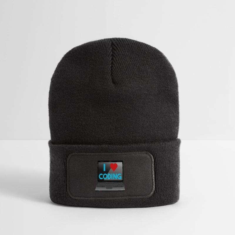 Programmieren, Programmierer, Informatiker Recycelte Patch Beanie