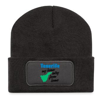 Tenerife ma maison loin de chez moi - Beanie recyclé à patch - charbon - Devant