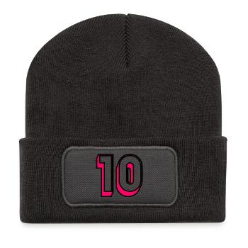 10. 10 JAHRE. 10-JÄHRIGES JUBILÄUM. GEBURTSTAG 10 JAHRE. - Recycelte Patch Beanie - Dunkelgrau - Vorne