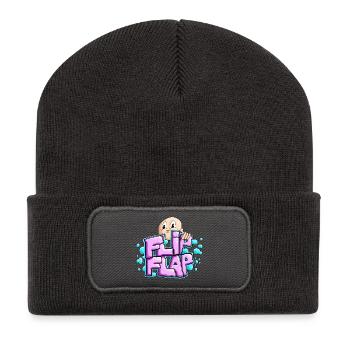 Fun Graffiti Bubble Flip - Recycled Patch Beanie - dark grey - Front