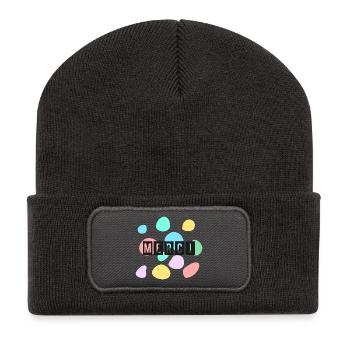 MISTRESS. MASTER. THANK YOU. THANK YOU MISTRESS - Recycled Patch Beanie - dark grey - Front