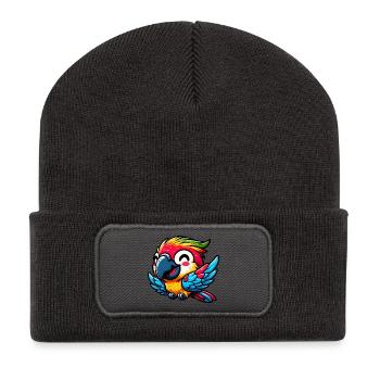 Parrot - Recycled Patch Beanie - dark grey - Front