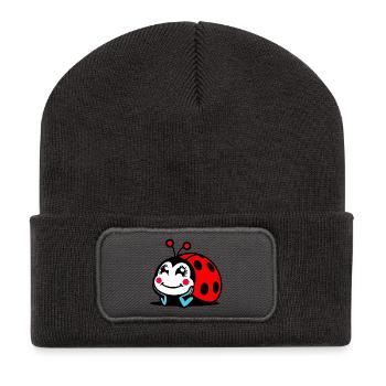 Ladybird - Recycled Patch Beanie - dark grey - Front