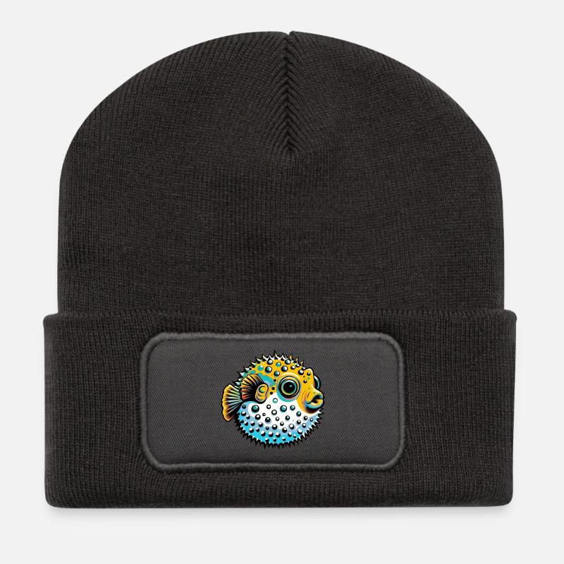 Blowfish - Beanie recyclé à patch - charbon