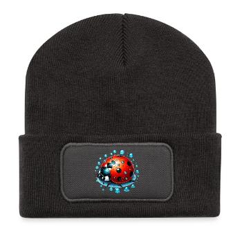 Ladybird - Recycled Patch Beanie - dark grey - Front