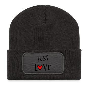 HEART. HAPPY BIRTHDAY. HAPPY BIRTHDAY - Recycled Patch Beanie - dark grey - Front