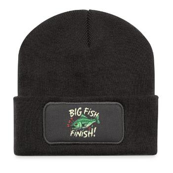 Darts big fFish finish Dart High Finish 170 - Recycled Patch Beanie - dark grey - Front