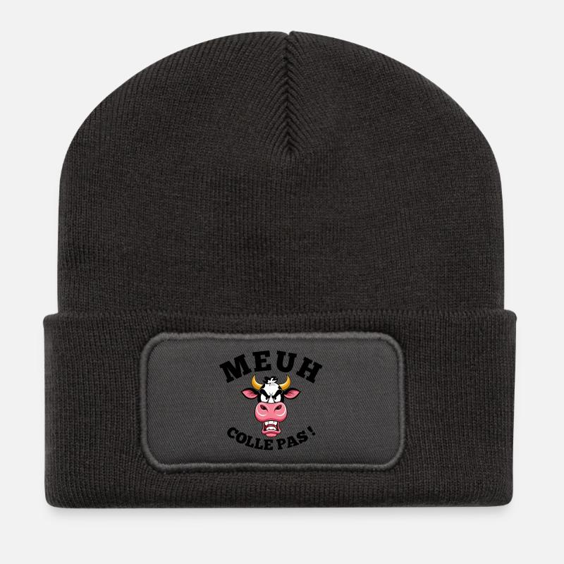 Driving, Driver, Driver's License - Recycled Patch Beanie - dark grey