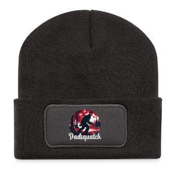DadSquatch Waldlegende - Recycelte Patch Beanie - Dunkelgrau - Vorne
