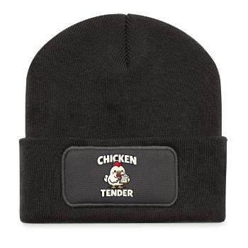Chicken Tender - Recycelte Patch Beanie - Dunkelgrau - Vorne