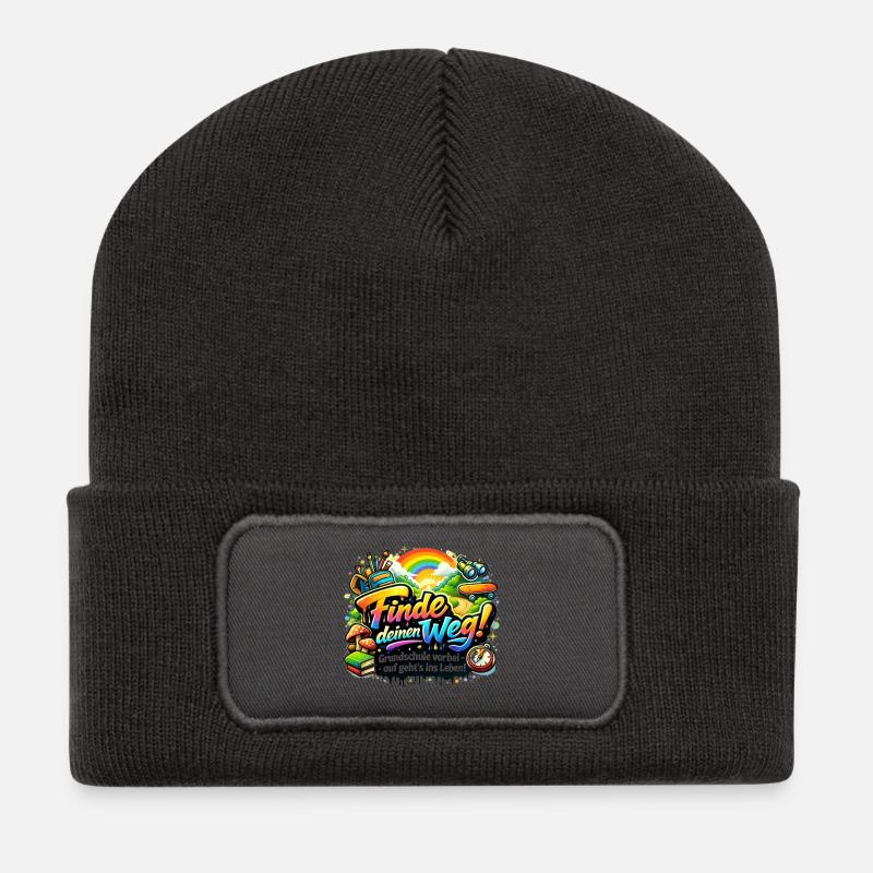 Find Your Way – Primary School - Recycled Patch Beanie - dark grey