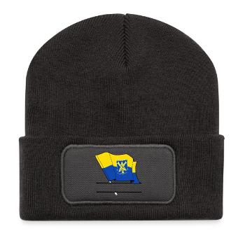 Zandvoort Custom Flag - Recycled Patch Beanie - dark grey - Front