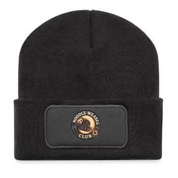 CLUB DES BELETTES DES NOUILLES - Beanie recyclé à patch - charbon - Devant