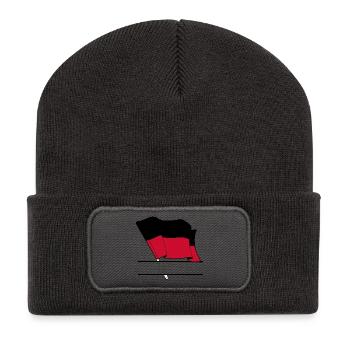 Nijmegen Custom Flag - Recycled Patch Beanie - dark grey - Front