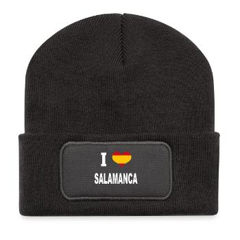 I Love Spain SALAMANCA - Recycled Patch Beanie - dark grey - Front