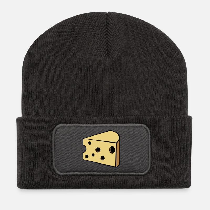 cheese - Recycled Patch Beanie - dark grey