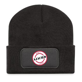 Ajaciet - Recycelte Patch Beanie - Dunkelgrau - Vorne