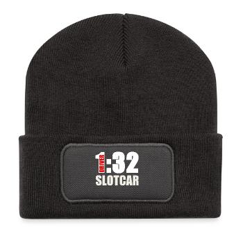 modèle de voiture à sous 01h32 Carrera cadeau de sport - Beanie recyclé à patch - charbon - Devant