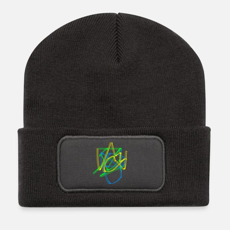 graffiti - Recycled Patch Beanie - dark grey