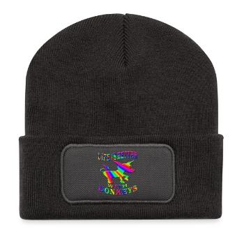 ass - Recycled Patch Beanie - dark grey - Front