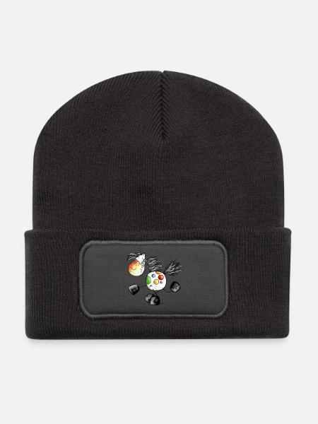 Little Pony - Horse - Horses - Cartoon - Recycled Patch Beanie - dark grey