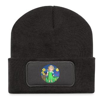 amoureux de la nature - Beanie recyclé à patch - charbon - Devant