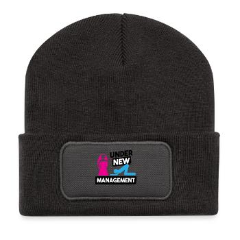Enterrement de vie de jeune fille - Beanie recyclé à patch - charbon - Devant