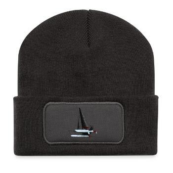catamaran - Recycled Patch Beanie - dark grey - Front