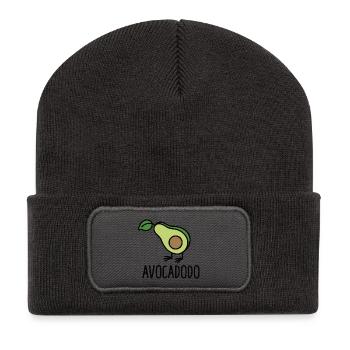 Avocadodo - Recycelte Patch Beanie - Dunkelgrau - Vorne