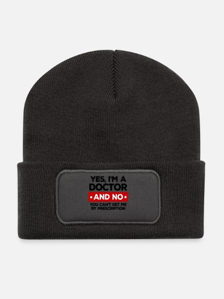 Médecin médecin spécialiste urgentiste médecin assistant emploi - Beanie recyclé à patch - charbon