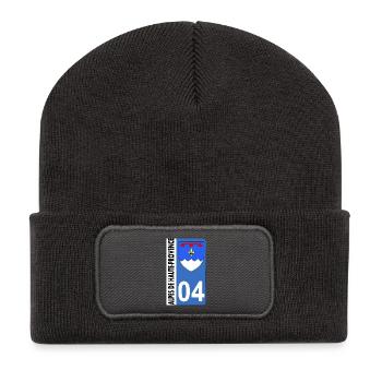 High-Provence Alps - Recycled Patch Beanie - dark grey - Front