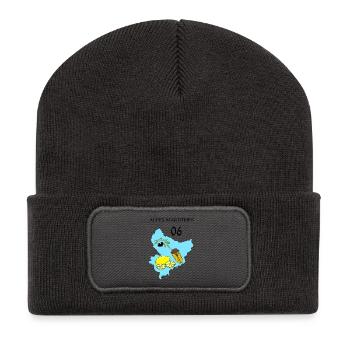 Maritime Alps - Recycled Patch Beanie - dark grey - Front
