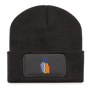 Lozère - Recycled Patch Beanie - dark grey - Front