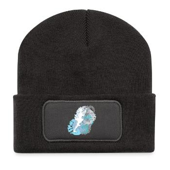 Mountaineering, climbing in the mountains - Recycled Patch Beanie - dark grey - Front