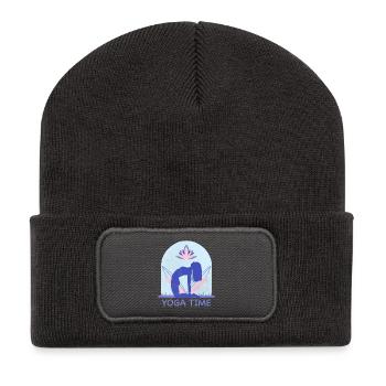 Yoga - Recycled Patch Beanie - dark grey - Front