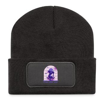 Yoga - Recycled Patch Beanie - dark grey - Front
