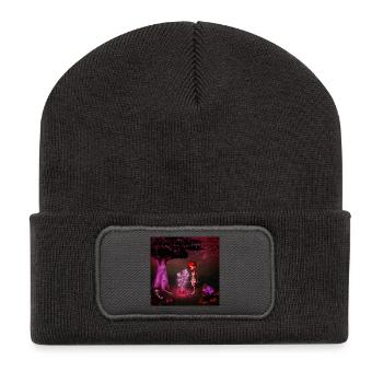 Impressive scorpion with pyramid - Recycled Patch Beanie - dark grey - Front