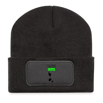 Saint-Pierre & Miquelon - Beanie recyclé à patch - charbon - Devant