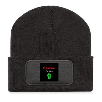 Freedom for Iran - Recycled Patch Beanie - dark grey - Front