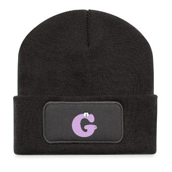 G - Recycled Patch Beanie - dark grey - Front
