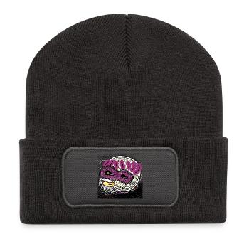Comic-Mann - Recycelte Patch Beanie - Dunkelgrau - Vorne