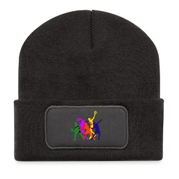 Jeu de padel Padel-tennis Padelteam Training Player - Beanie recyclé à patch - charbon - Devant