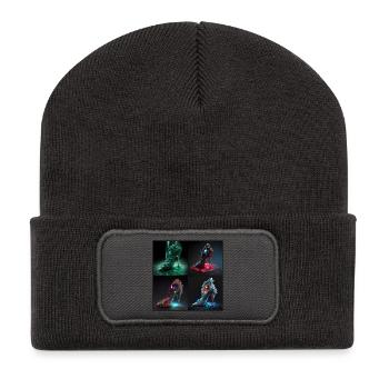 Extreme stiletto heels - Recycled Patch Beanie - dark grey - Front
