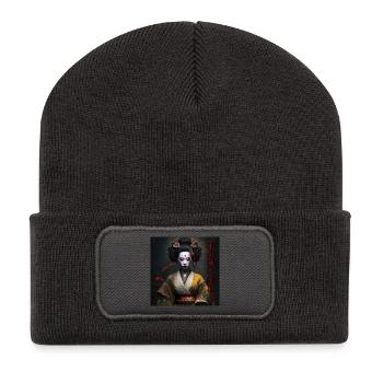 Terrifying Beauty 01 - Recycled Patch Beanie - dark grey - Front
