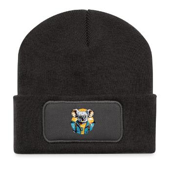 Koala Coastal Adventure Sunset - Recycled Patch Beanie - dark grey - Front